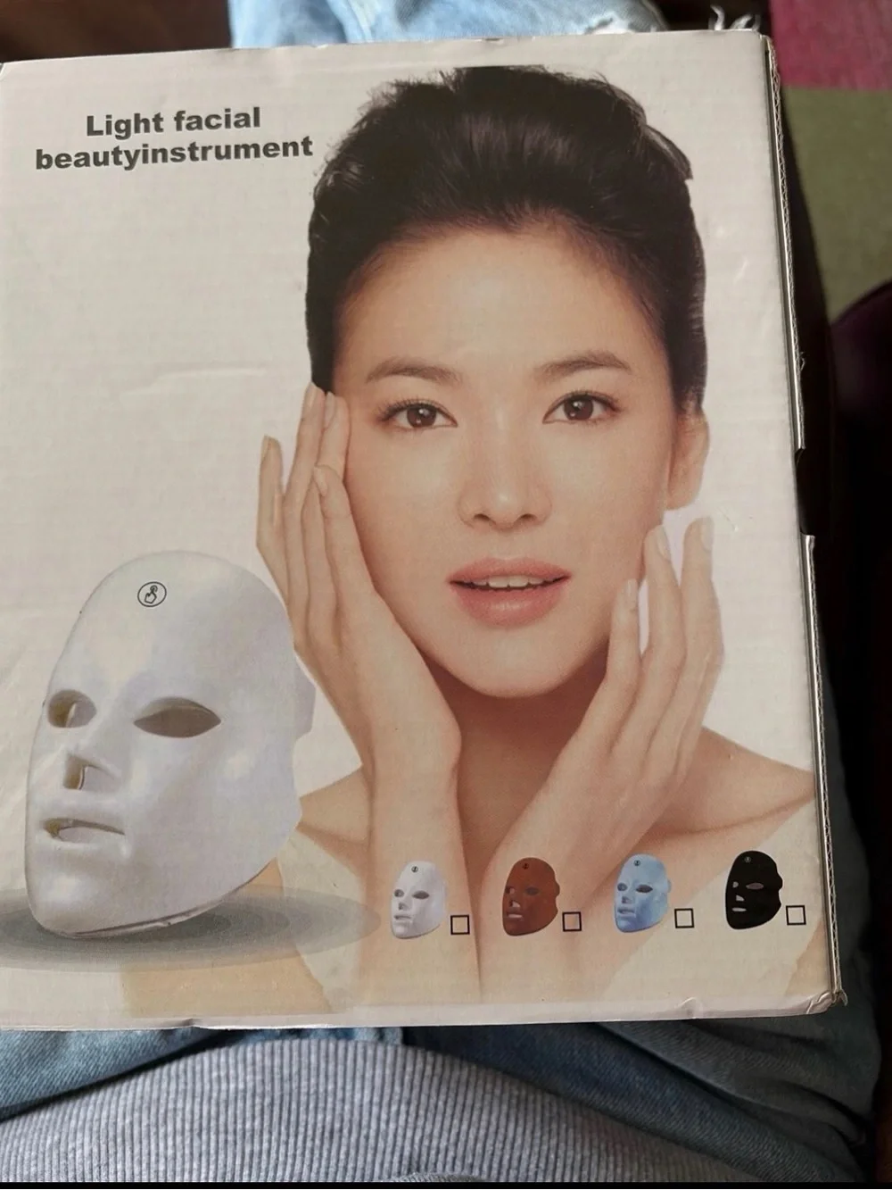 Korean Beauty LED Red Light Therapy Mask New